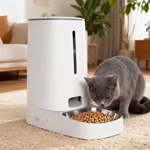 PETMIREO Core C03 automatic pet feeder with food level window and stainless steel bowl PETMIREO Core C03 automatic pet feeder with food level window and stainless steel bowl