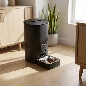 PETMIREO Core C04 black automatic pet feeder with slide-out drawer bowl PETMIREO Core C04 black automatic pet feeder with slide-out drawer bowl