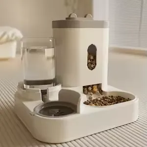 PETMIREO Duo D03 2-in-1 gravity food and water dispenser with twin bowls PETMIREO Duo D03 2-in-1 gravity food and water dispenser with twin bowls