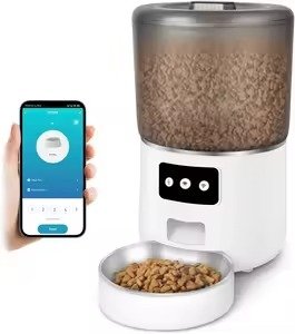 PETMIREO Link L02 WiFi automatic pet feeder with clear hopper and app control